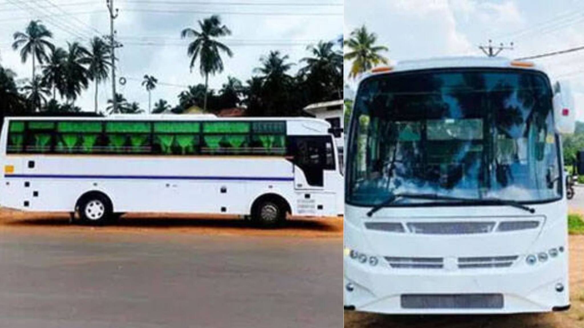 വ്യാജ നമ്പർ പ്ലേറ്റുമായി രേഖകളില്ലാതെ വിദ്യാർഥികളുമായി തിരുവനന്തപുരത്തു നിന്നും ടൂർ പോയ ബസ് കൊച്ചിയിൽ പിടിയിൽ