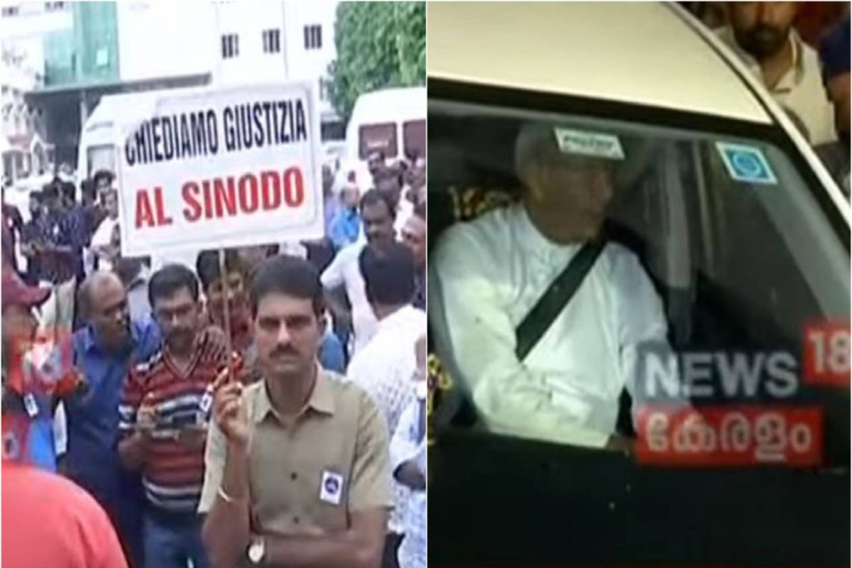 ഏകീകൃത കുര്‍ബാന അര്‍പ്പിക്കാനെത്തിയ ആർച്ച് ബിഷപ്പിനെ തടഞ്ഞു; എറണാകുളം സെന്റ് മേരീസ് ബസിലിക്കയിൽ സംഘര്‍ഷാവസ്ഥ