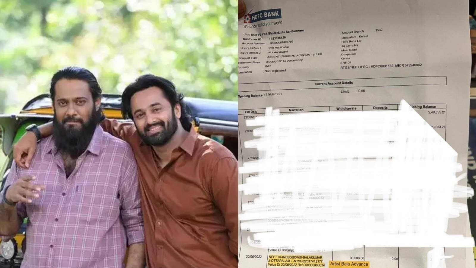 Unni Mukundan |  Unni Mukundan released proof of paying Bala – News18 Malayalam
