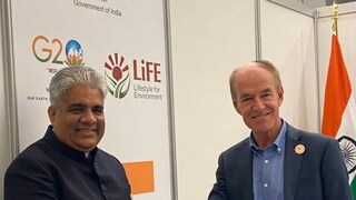 യുഎൻ ജൈവവൈവിധ്യ ഉച്ചകോടിയിൽ കേന്ദ്ര പരിസ്ഥിതി, വനം, കാലാവസ്ഥാ വ്യതിയാന മന്ത്രി ഭൂപേന്ദർ യാദവ് (Pic: Twitter)