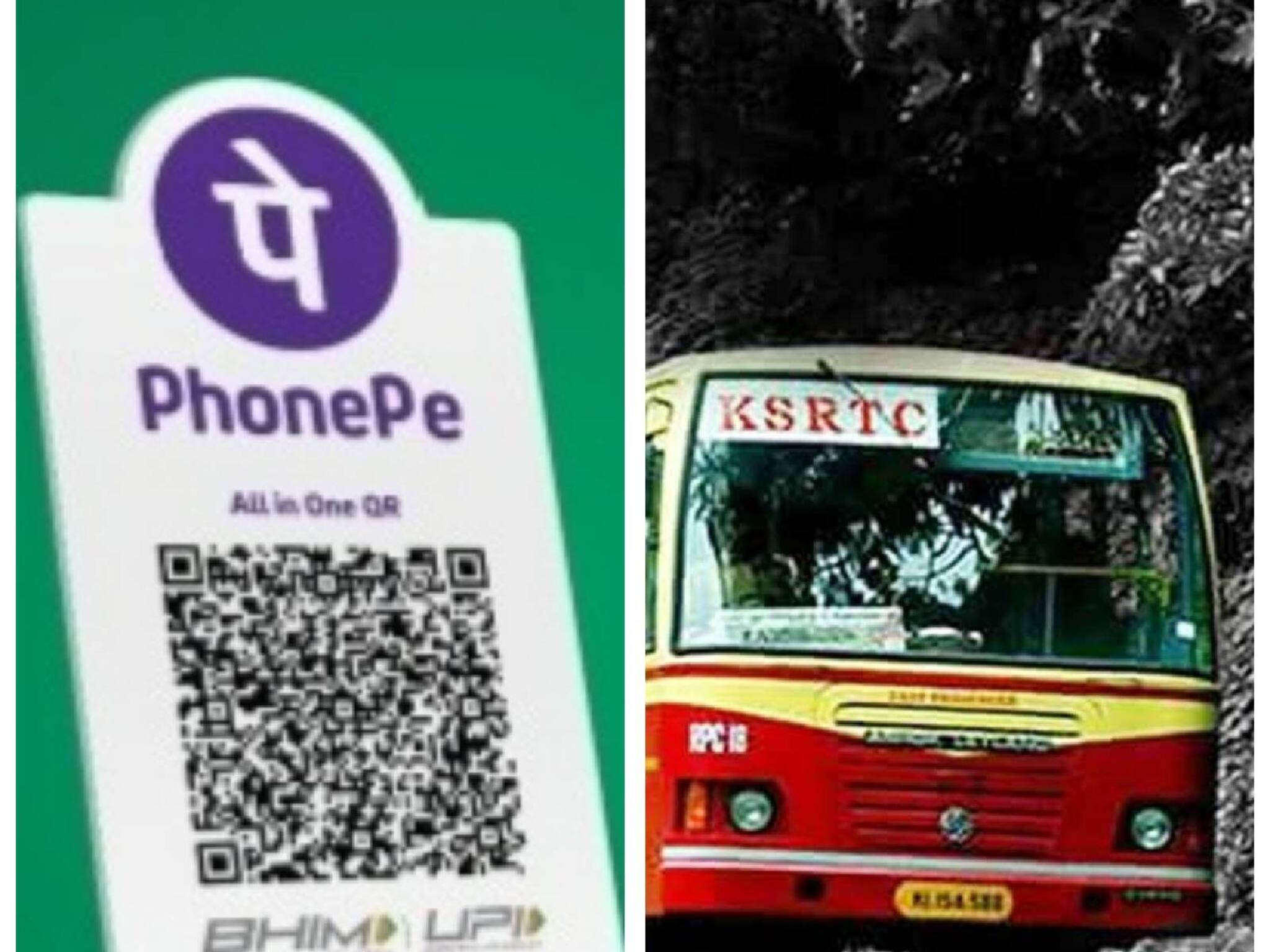 കെഎസ്ആർടിസി ഡിജിറ്റൽ പേയ്മെന്റിലേക്ക്; ബസിൽ ടിക്കറ്റ് തുക ഫോൺപേയിലൂടെ നല്‍കാം