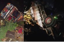താമരശ്ശേരി ചുരത്തിൽ നാരങ്ങയുമായി വന്ന ലോറി ജുമാ മസ്ജിദിന് മുകളിലേക്ക് മറിഞ്ഞു