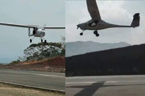 ഇടുക്കിയിൽ ചെറുവിമാനം പറന്നിറങ്ങി -വിഡിയോ