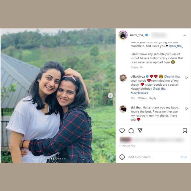 ചേച്ചിക്ക് 'താങ്ക് യു' പറഞ്ഞ ശേഷം 'ദയവായി എന്റെ ശുചിമുറിയും ഷോർട്ട്സും ഉപയോഗിക്കരുത്. ഞാൻ നിന്നെ സ്നേഹിക്കുന്നു' എന്നാണ് അനുജത്തി നൽകിയ മറുപടി