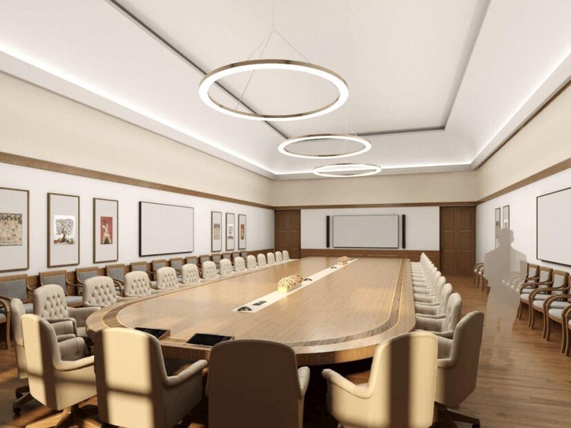 Concept pictures of the committee room of the new Parliament building (PTI Photo) 