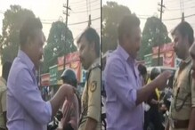 ഹെൽമറ്റ് ഇല്ലാത്ത സിപിഎം നേതാവിന്റെ രോഷത്തിനിരയായ പൊലീസ് ഉദ്യോഗസ്ഥനെ സ്ഥലം മാറ്റിയില്ല
