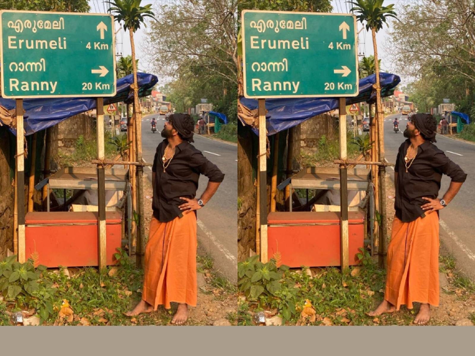 കറുത്ത ഷർട്ടും കാവി മുണ്ടും ചുറ്റി മല കയറൽ; ഭർത്താവും പിതാവുമായ ശേഷം  ശബരിമലയിൽ വിഗ്നേഷ് ശിവൻ | Vignesh Shivan reaches Sabarimala to witness  makarajyothi – News18 Malayalam