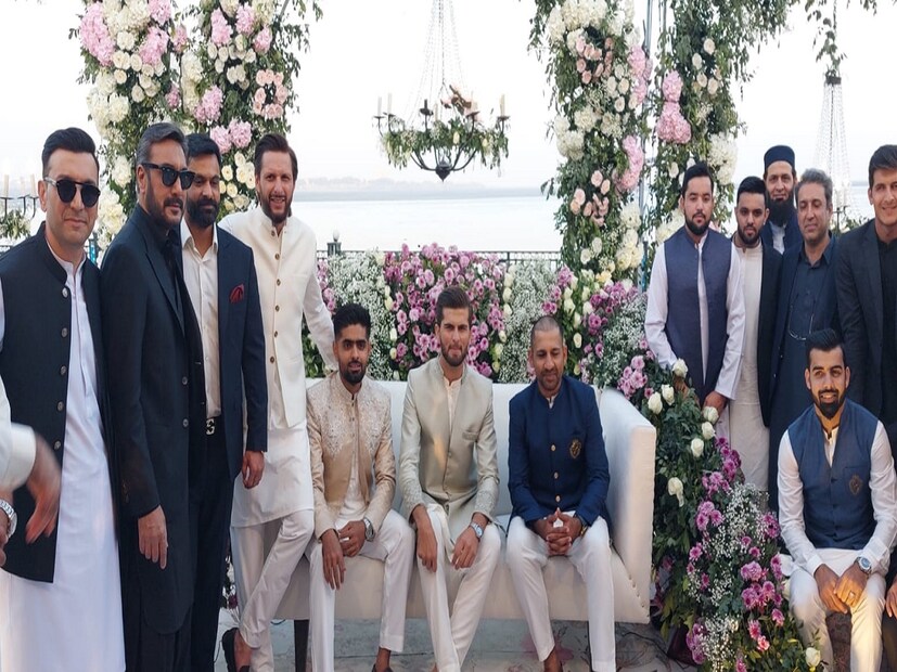 Shaheen Afridi, shahid afridi, ഷഹീൻ അഫ്രീദി വിവാഹം, ഷാഹിദ് അഫ്രീദി, shaheen afridi wedding, shaheen afridi wedding with ansha, shaheen afridi wedding with shahid afridi daughter, shaheen afridi nikah, babar azam in shaheen afridi wedding, shan masood wedding, shahid afridi daughter nikah, shaheen afridi nikah with ansha afridi, shaheen afridi marriage, shan masood wedding, haris rauf wedding