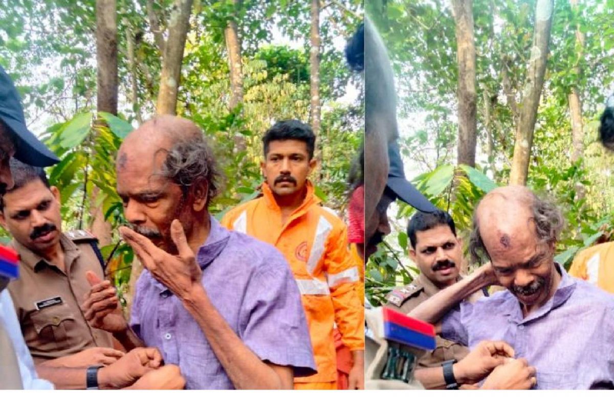 കുടുംബ വഴക്കിനെ തുടർന്ന്  ഭാര്യയെ വെട്ടിപ്പരിക്കേൽപ്പിച്ച് കടന്നയാൾ  കിണറ്റിൽ വീണു; ഫയർഫോഴ്സെത്തി രക്ഷിച്ചു