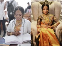 'ആദ്യം പരീക്ഷ..പിന്നെ വിവാഹം' ; വിവാഹസാരിക്ക് മുകളില്‍‌ ലാബ് കോട്ട് ധരിച്ച്  പരീക്ഷയ്ക്കെത്തി നവവധു; വൈറല്‍ വീഡിയോ