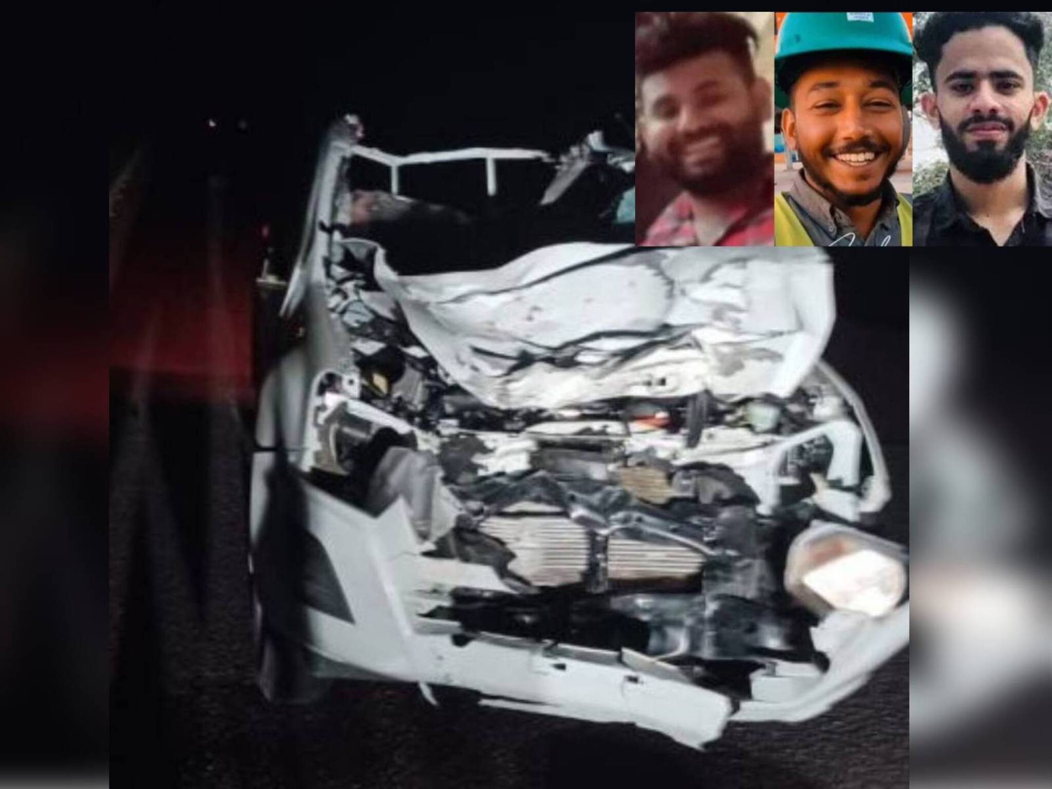 സൗദിയിൽ കാർ ഒട്ടകവുമായി കൂട്ടിയിടിച്ച് മൂന്ന് ഇന്ത്യക്കാര്‍ ഉള്‍പ്പെടെ നാലു യുവാക്കൾ മരിച്ചു