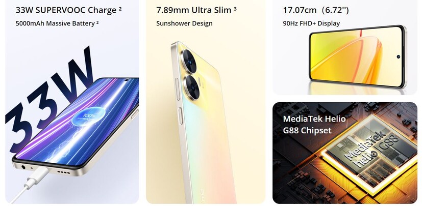 Realme, Realme C55, Realme C55 Design, Realme C55 Price in India, Realme C55 specifications