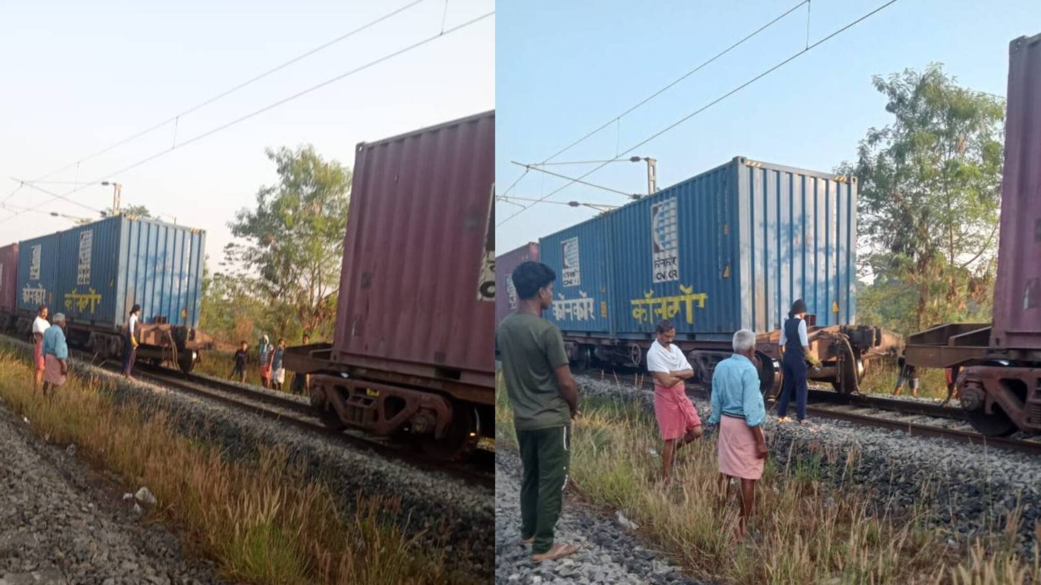 കാസർഗോഡ് ഓടിക്കൊണ്ടിരുന്ന ചരക്ക് തീവണ്ടിയുടെ ബോഗികൾ വേർപെട്ടു കാസർഗോഡ് ഓടിക്കൊണ്ടിരുന്ന ചരക്ക് തീവണ്ടിയുടെ ബോഗികൾ വേർപെട്ടു