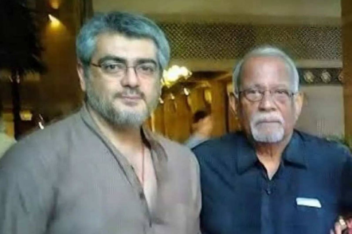 അജിത്കുമാറും പിതാവ് പി. സുബ്രമണ്യവും