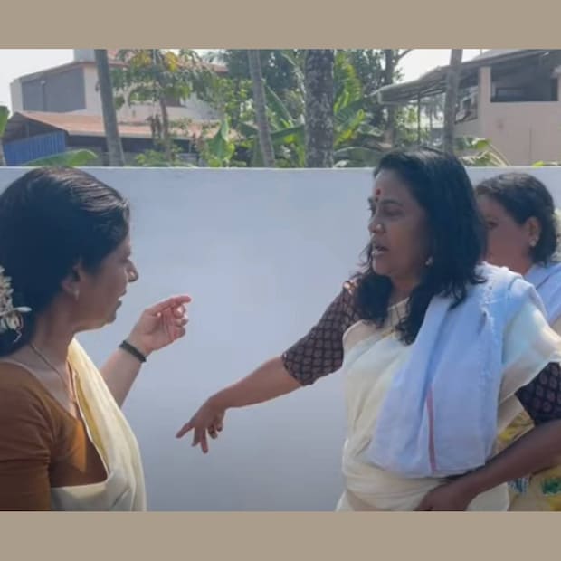  ആറ്റുകാൽ പൊങ്കാലയ്ക്കിടെ സീമ ജി. നായർ ജലജയ്ക്കൊപ്പം