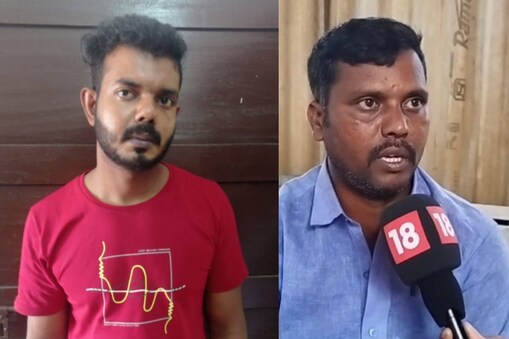 പ്രതി അനന്ദു, ആക്രമണത്തിനിരയായ യുവാവ് 