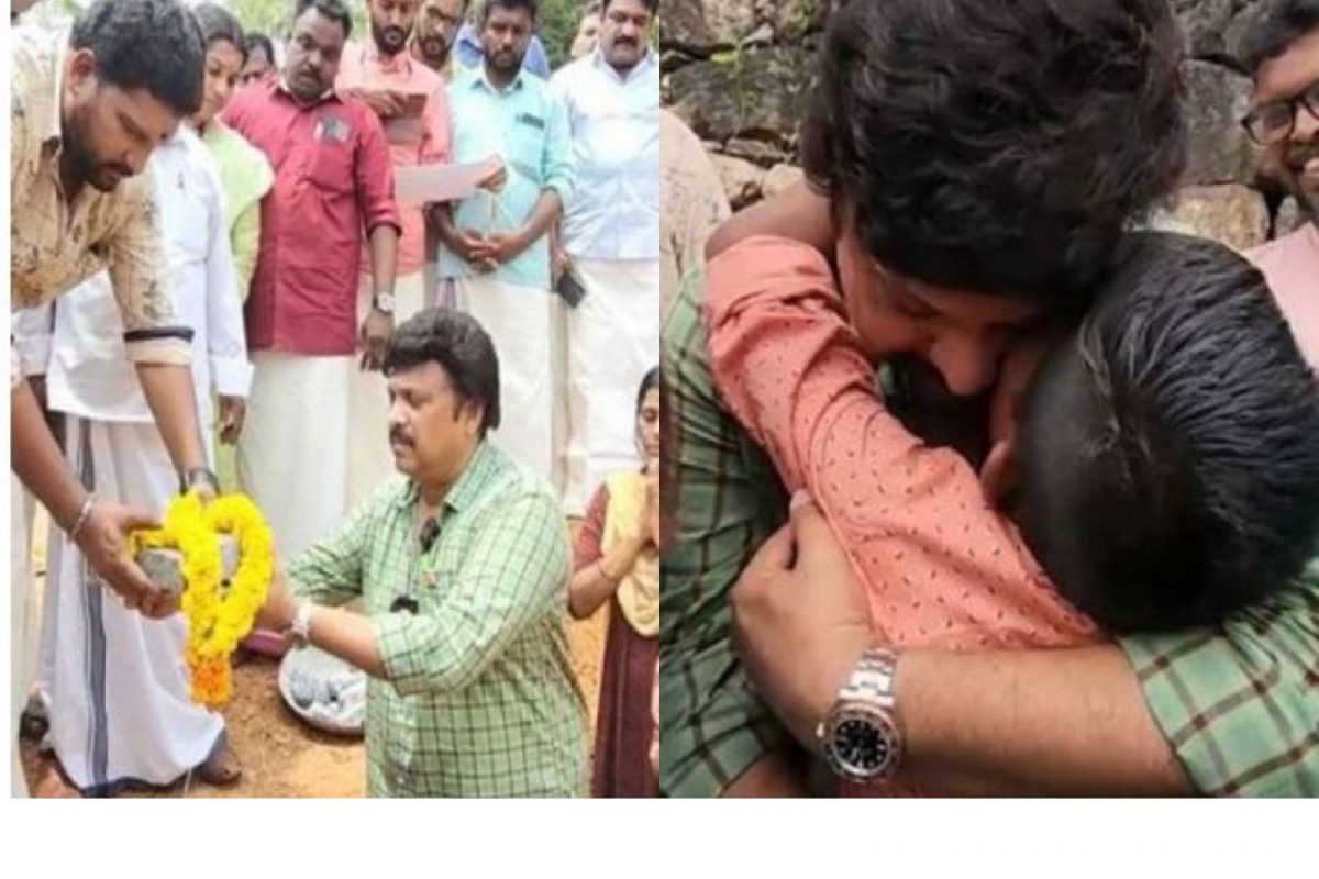 ഗണേഷ് കുമാര്‍ വാക്ക് പാലിച്ചു; പത്തനാപുരത്തെ ഏഴാം ക്ലാസുകാരന്‍റെ വീടിന് തറക്കല്ലിട്ടു