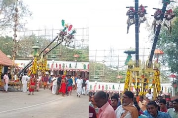 കൊല്ലങ്കോട് ഭദ്രകാളി ക്ഷേത്രത്തിലെ നേർച്ച തൂക്കം തുടങ്ങി; ഇത്തവണ വില്ലിലേറുന്നത് 1370 കുട്ടികൾ കൊല്ലങ്കോട് ഭദ്രകാളി ക്ഷേത്രത്തിലെ നേർച്ച തൂക്കം തുടങ്ങി; ഇത്തവണ വില്ലിലേറുന്നത് 1370 കുട്ടികൾ