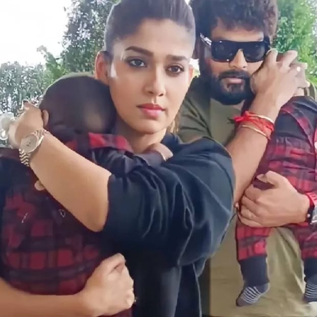  നയൻതാരയും വിഗ്നേഷ് ശിവനും അവരുടെ മക്കളായ ഉയിരിനും ഉലഗത്തിനും ഒപ്പം എയർപോർട്ടിൽ