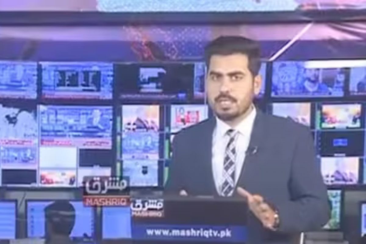 39 സെക്കന്റ് ദൈര്‍ഘ്യമുള്ള വീഡിയോയിൽ അവതാരകന്‍ ഇരിക്കുന്ന സ്റ്റുഡിയോ റൂമും ഭൂചലനത്തില്‍ കുലുങ്ങുന്നത് വളരെ വ്യക്തമായി കാണാം