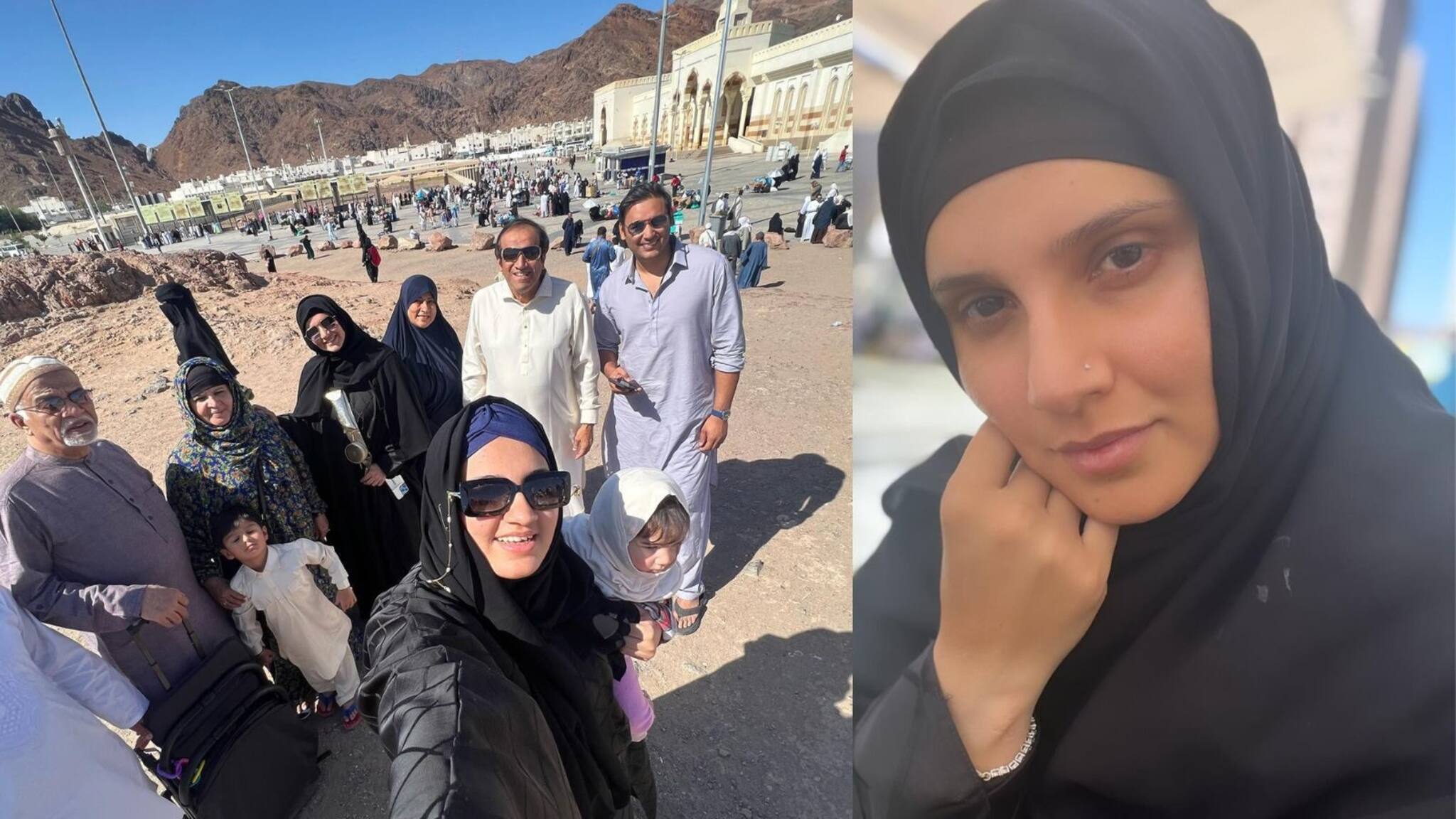 Sania Mirza| ഉംറ നിര്‍വഹിക്കാൻ സാനിയ മിർസ കുടുംബസമേതം സൗദി അറേബ്യയിൽ