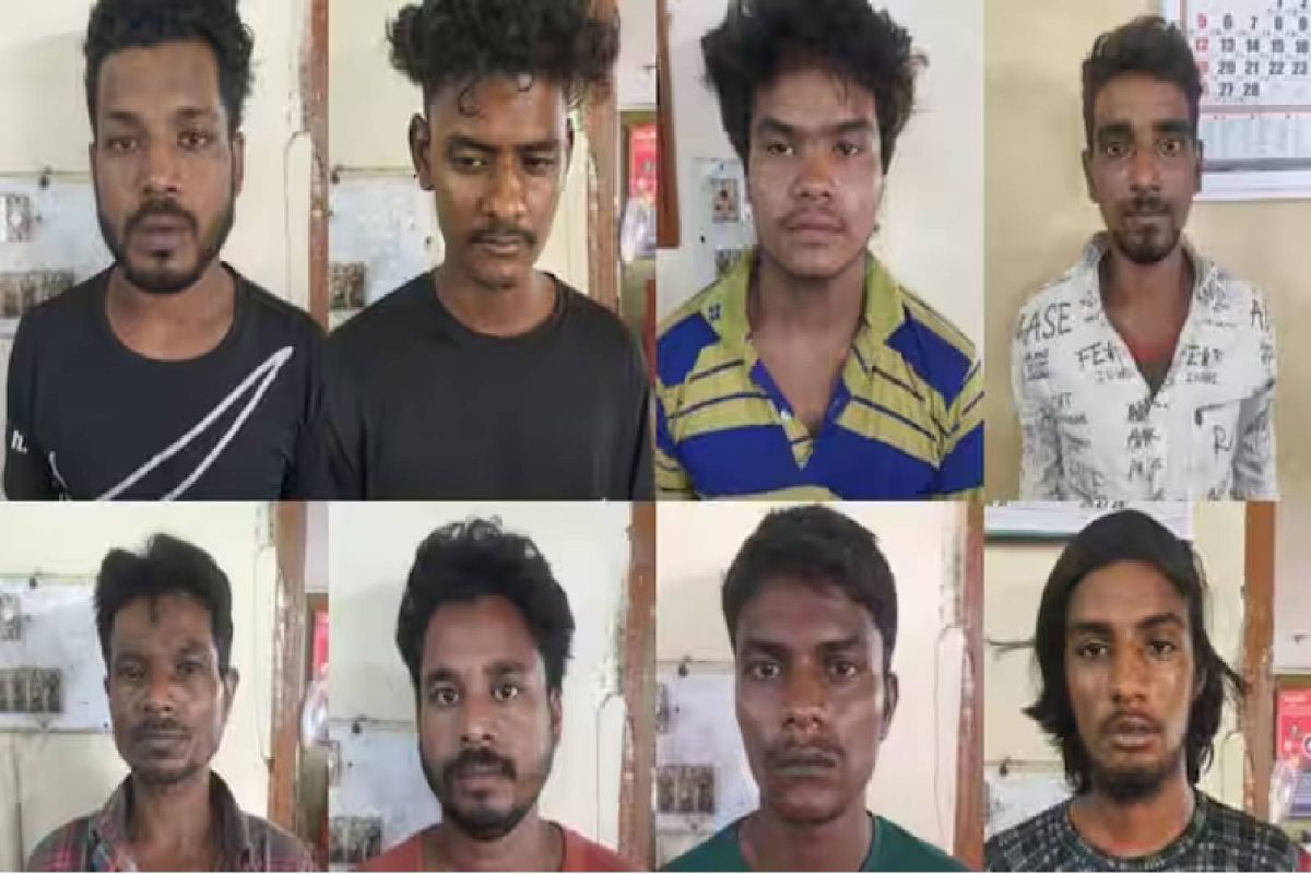 ആക്രി കച്ചവടത്തിന്‍റെ മറവില്‍ ആളൊഴിഞ്ഞ വീട്ടില്‍ മോഷണം; 8 അതിഥി തൊഴിലാളികള്‍ അറസ്റ്റില്‍