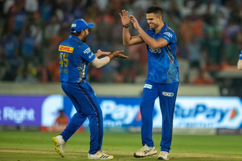 Playing his second IPL game, Tendulkar again bowled two overs with the new ball before returning to bowl the high pressure final over with Sunrisers needing 20 runs.