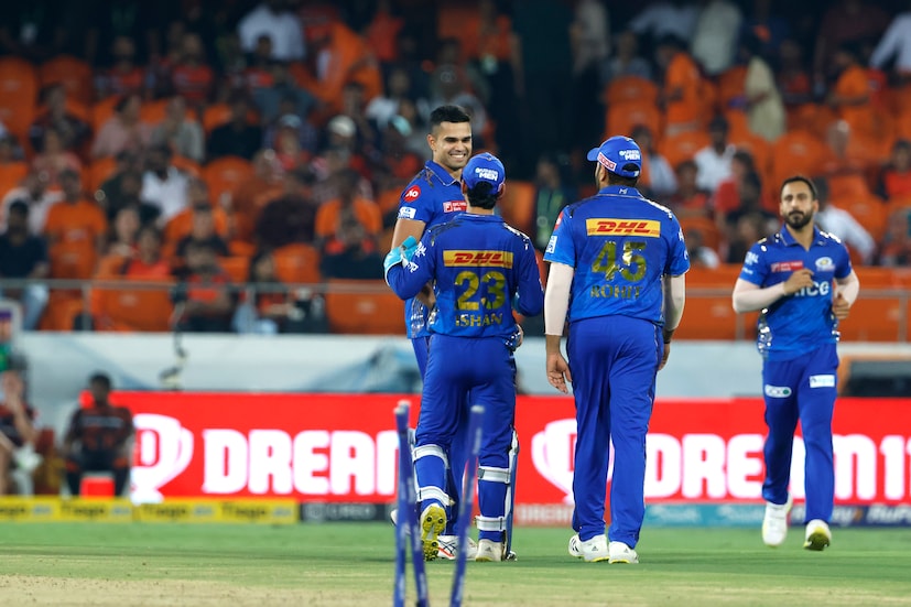 Arjun Tendulkar chose to bowl full and wide and was able to do the job for his team. He got his maiden IPL wicket in the process.