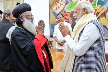 ഓർത്തഡോക്‌സ് സഭാധ്യക്ഷൻ പ്രധാനമന്ത്രി നരേന്ദ്രമോദിയെ സന്ദർശിച്ചു; കോട്ടയത്തെ സഭാ ആസ്ഥാനം സന്ദർശിക്കാൻ ക്ഷണം