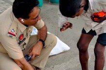 തെരുവ് ബാലന് ചെരിപ്പും വസ്ത്രങ്ങളും വാങ്ങി നൽകി പൊലീസുകാരന്‍; കൈയ്യടിച്ച് സോഷ്യല്‍ മീഡിയ