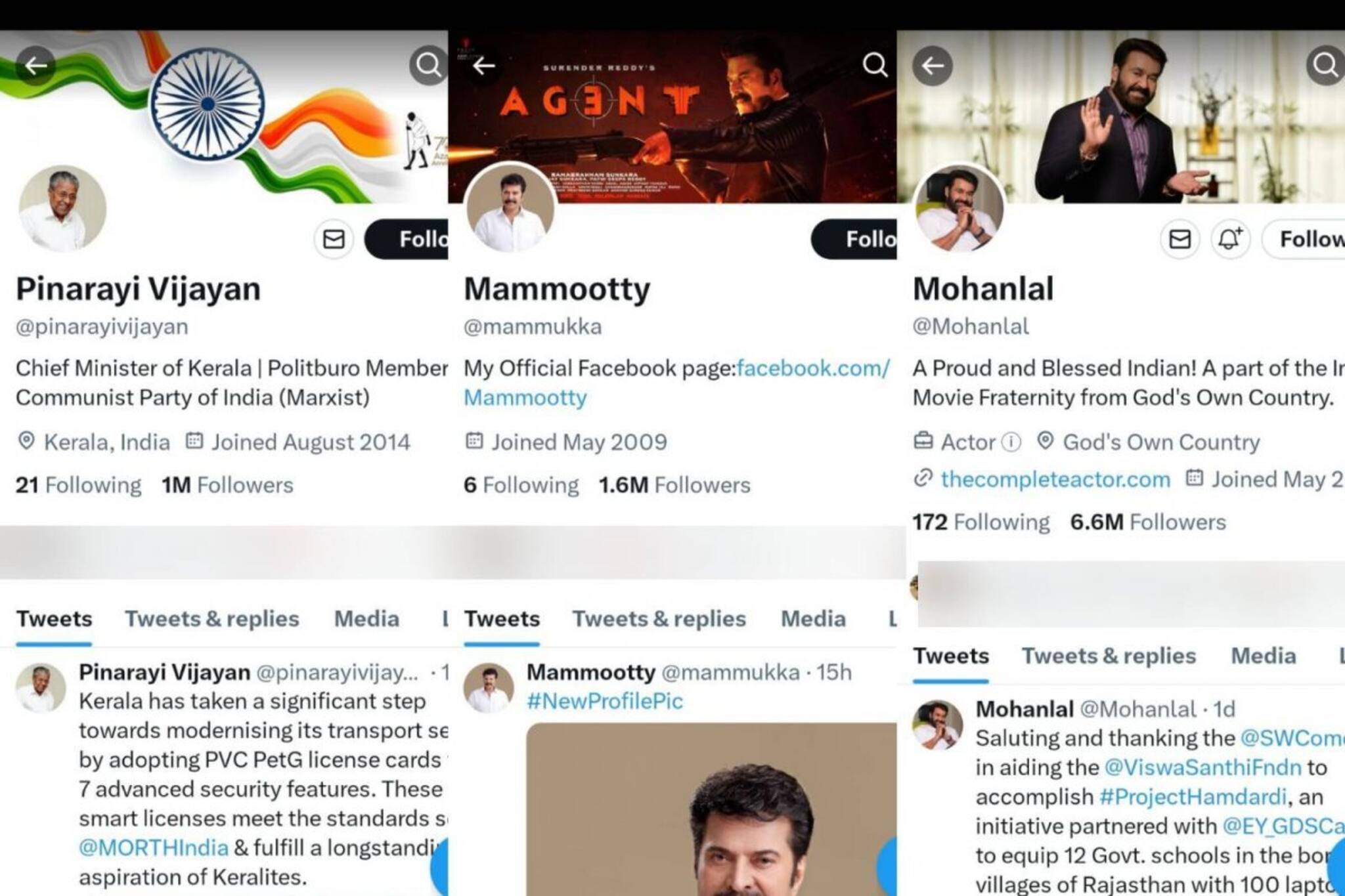 Twitter | മുഖ്യമന്ത്രിക്കും, മമ്മൂട്ടിക്കും, മോഹൻലാലിനും ടിക്ക് പോയി; ബ്ലൂ ടിക്ക് എടുത്തുമാറ്റി ട്വിറ്റർ