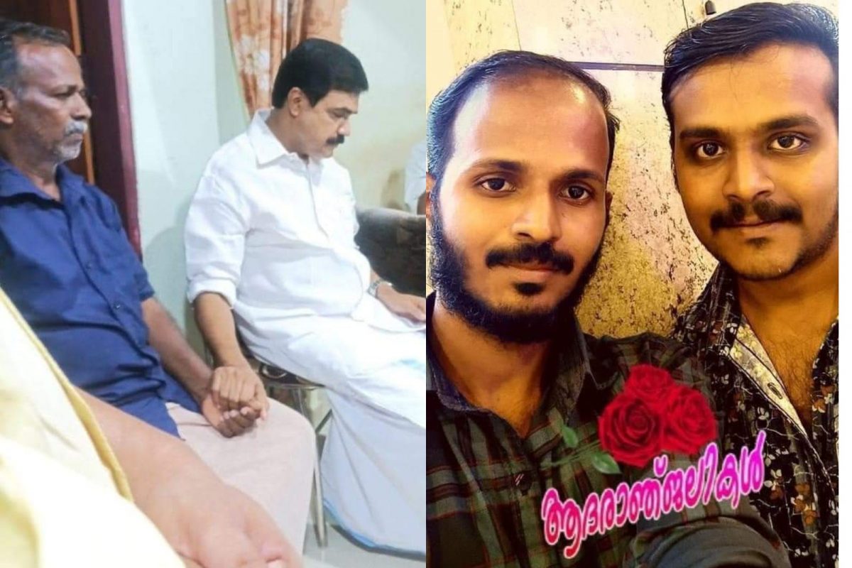 കുടുംബത്തോടൊപ്പം അരമണിക്കൂറോളം സമയം ചെലവഴിച്ചു