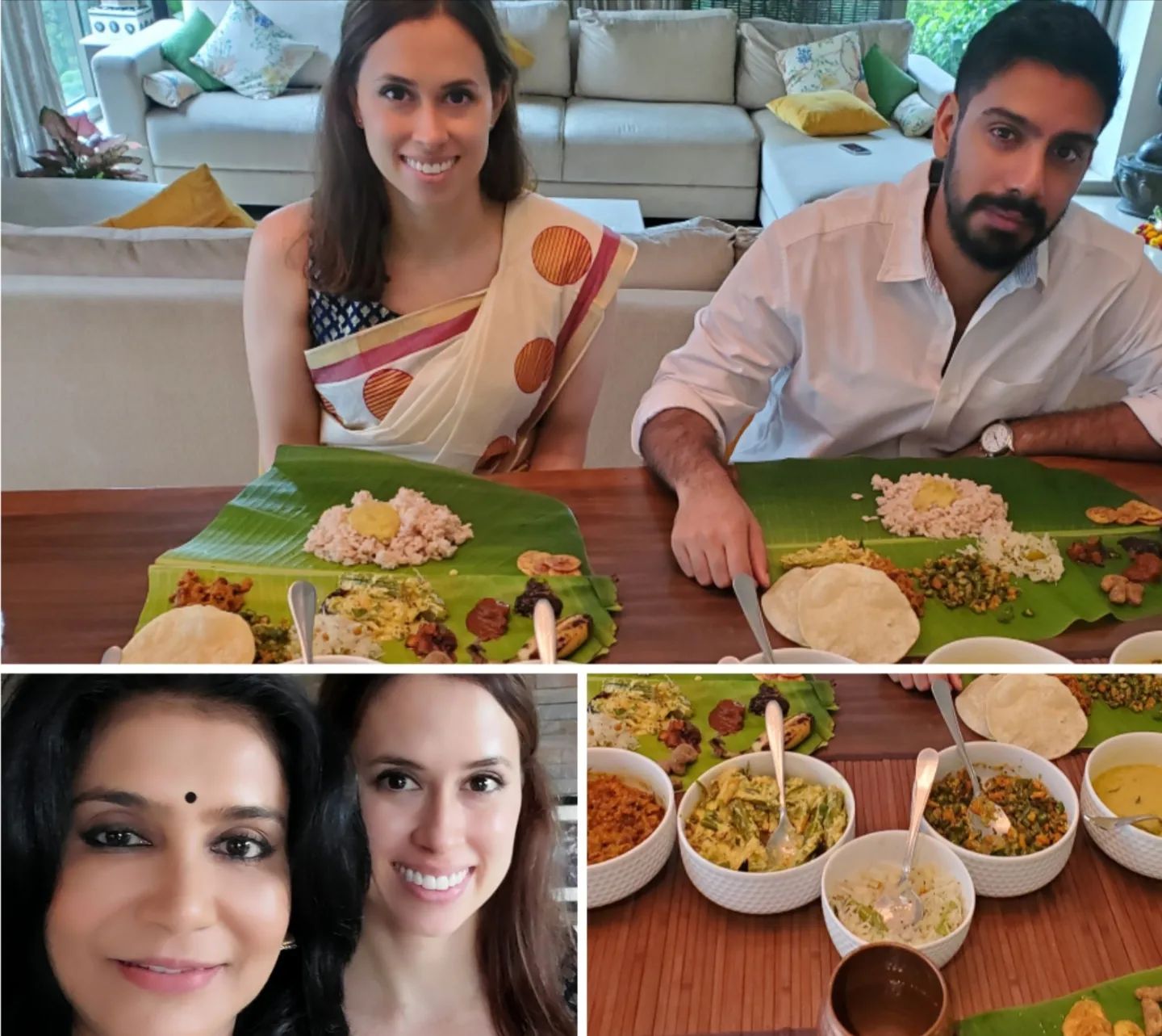  ഇപ്പോഴിതാ, അമേരിക്കക്കാരിയായ മരുമകൾക്കൊപ്പം വിഷു ആഘോഷിക്കുന്നതിന്‍റെ ചിത്രങ്ങളുമായാണ് ലിസിയുെ വരവ്. ലിസിയുടെയും സംവിധായകൻ പ്രിയദർശന്റെയും മകൻ സിദ്ധാർത്ഥിന്റെ ഭാര്യ മെലനിയുടെ ആദ്യ വിഷു ആഘോഷവും സദ്യയുടെ വിശേഷങ്ങളുമാണ് സോഷ്യൽ മീഡിയയിൽ വൈറലാകുന്നത്. 'എന്റെ മരുമകളുടെ ആദ്യത്തെ വിഷു' എന്ന കുറിപ്പോടെയാണ് ലിസി ചിത്രങ്ങൾ പങ്കുവച്ചത്.