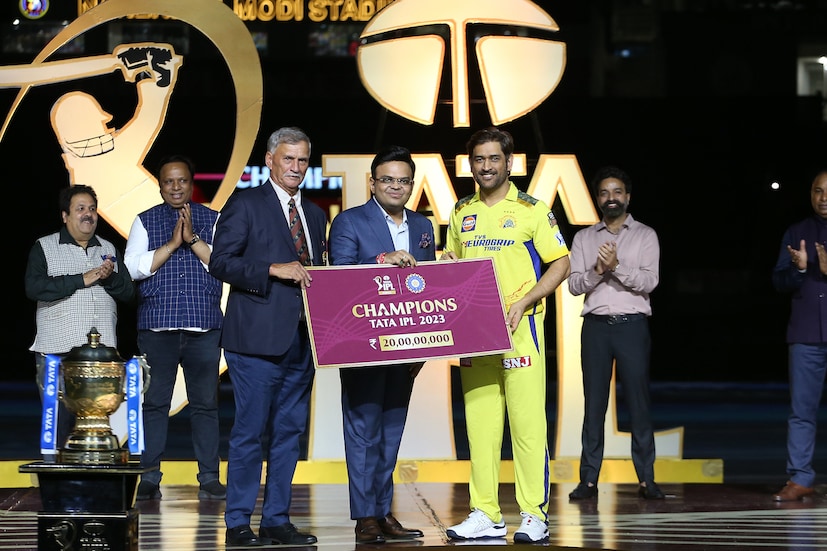 MS Dhoni's CSK won a prize money of Rs 20 crore as champions of IPL 2023 season, while Gujarat Titans received Rs 12.5 crore as runners up (Sportzpics)