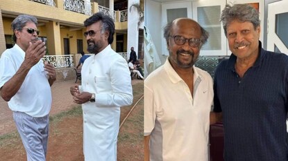 കപിൽ ദേവും രജനികാന്തും കപിൽ ദേവും രജനികാന്തും