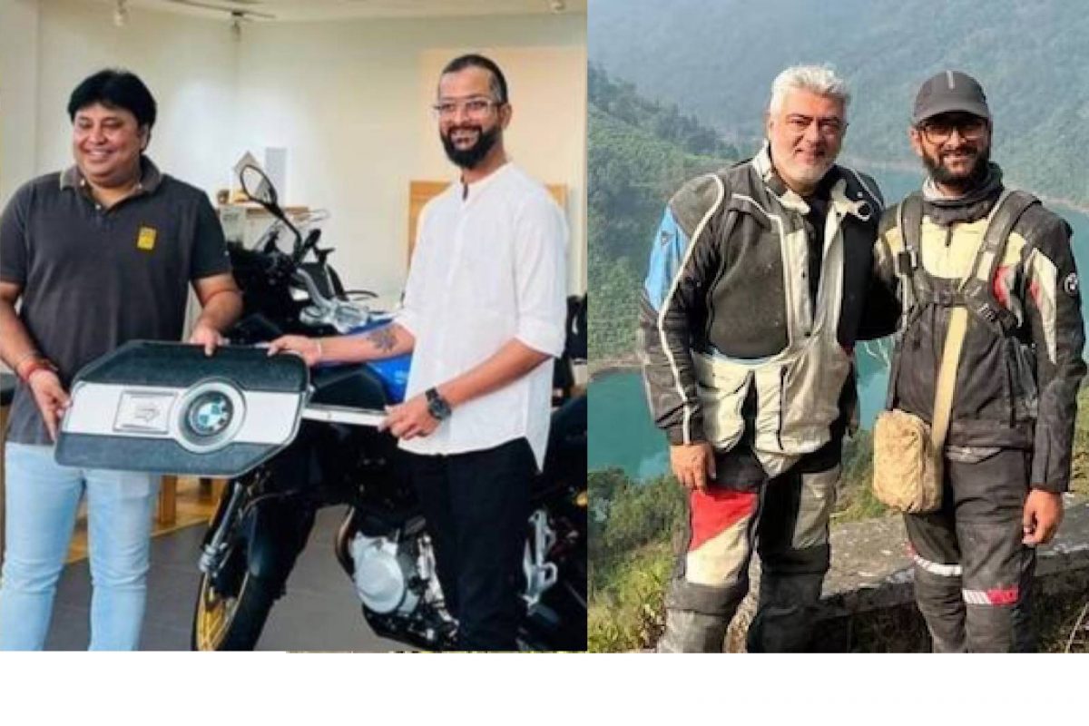 'അണ്ണന്റെ സമ്മാനമാണ്'; സൂപ്പർതാരം അജിത്തിൽ നിന്ന് ബിഎംഡബ്ല്യു ബൈക്ക് ലഭിച്ച സഹറൈഡര്‍