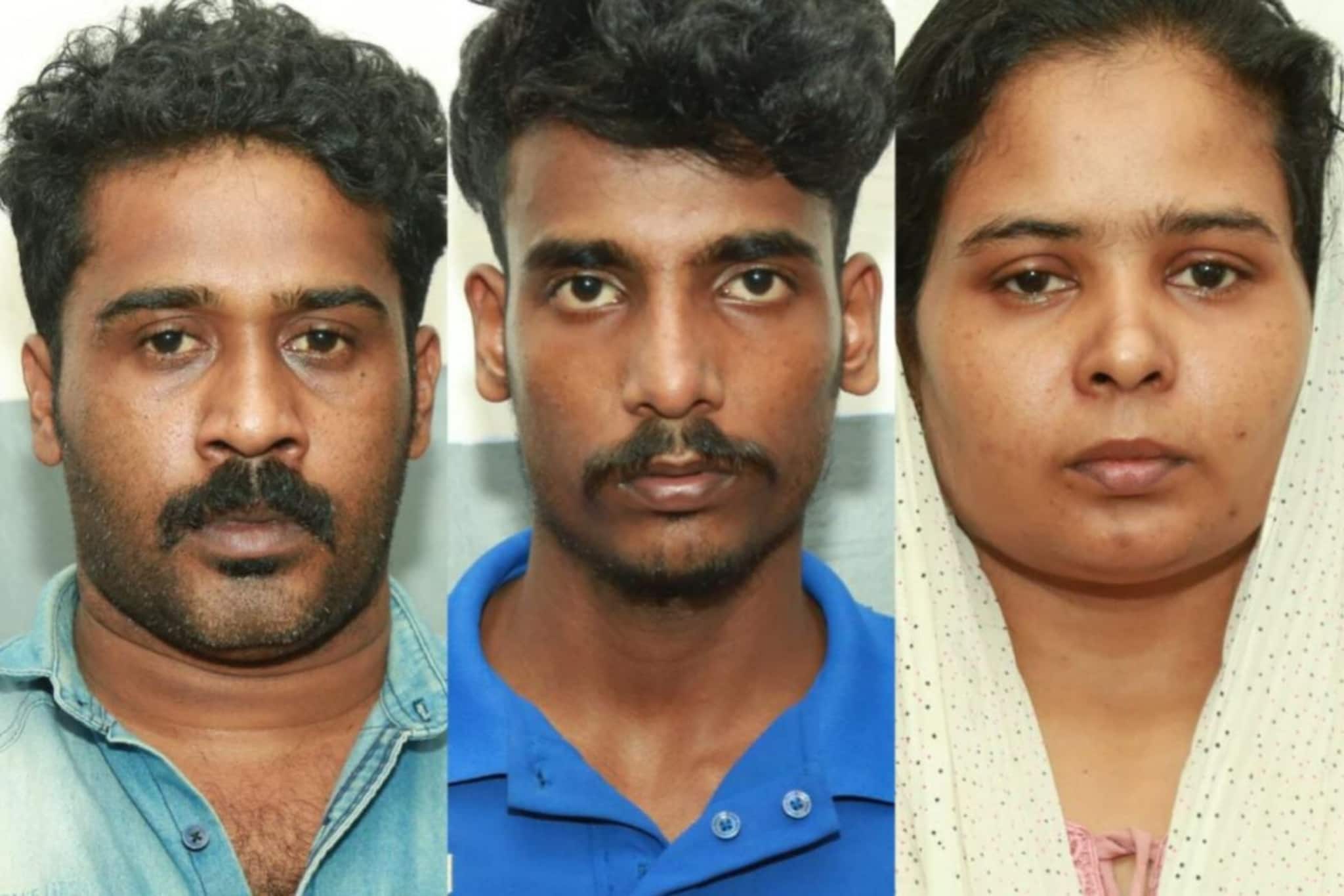 പെരിന്തൽമണ്ണ ഹണി ട്രാപ്പിൽ 65കാരന്റെ പണം തട്ടി; യുവതിയടക്കം മൂന്നുപേർ പിടിയിൽ