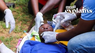Members of the Kenya Red Cross attend to an emaciated member of a Christian cult named as Good News International Church. Reuters/Stringer Members of the Kenya Red Cross attend to an emaciated member of a Christian cult named as Good News International Church. Reuters/Stringer