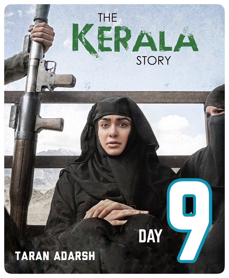  വിവാദങ്ങൾക്കിടയിലും ഒൻപത് ദിവസം കൊണ്ട് 100 കോടി കടന്ന് 'ദി കേരള സ്റ്റോറി'. ആദാ ശർമ്മയുടെ 'ദി കേരള സ്റ്റോറി' (The Kerala Story) ബോക്‌സ് ഓഫീസിൽ ശക്തമായി മുന്നേറുകയാണ്. ചിത്രം ഇപ്പോൾ 113 കോടിയും കടന്ന് കുതിക്കുകയാണ്. ബോക്സ് ഓഫീസിൽ ഒരാഴ്ച കൊണ്ട് തന്നെ 93.7 കോടിയിലധികം ചിത്രം വാരിക്കൂട്ടിയതായി റിപ്പോർട്ട് പുറത്തുവന്നിരുന്നു.