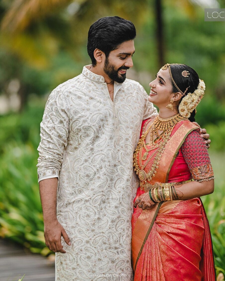  വിവാഹശേഷം മാളവിക കൃഷ്ണദാസും തേജസും