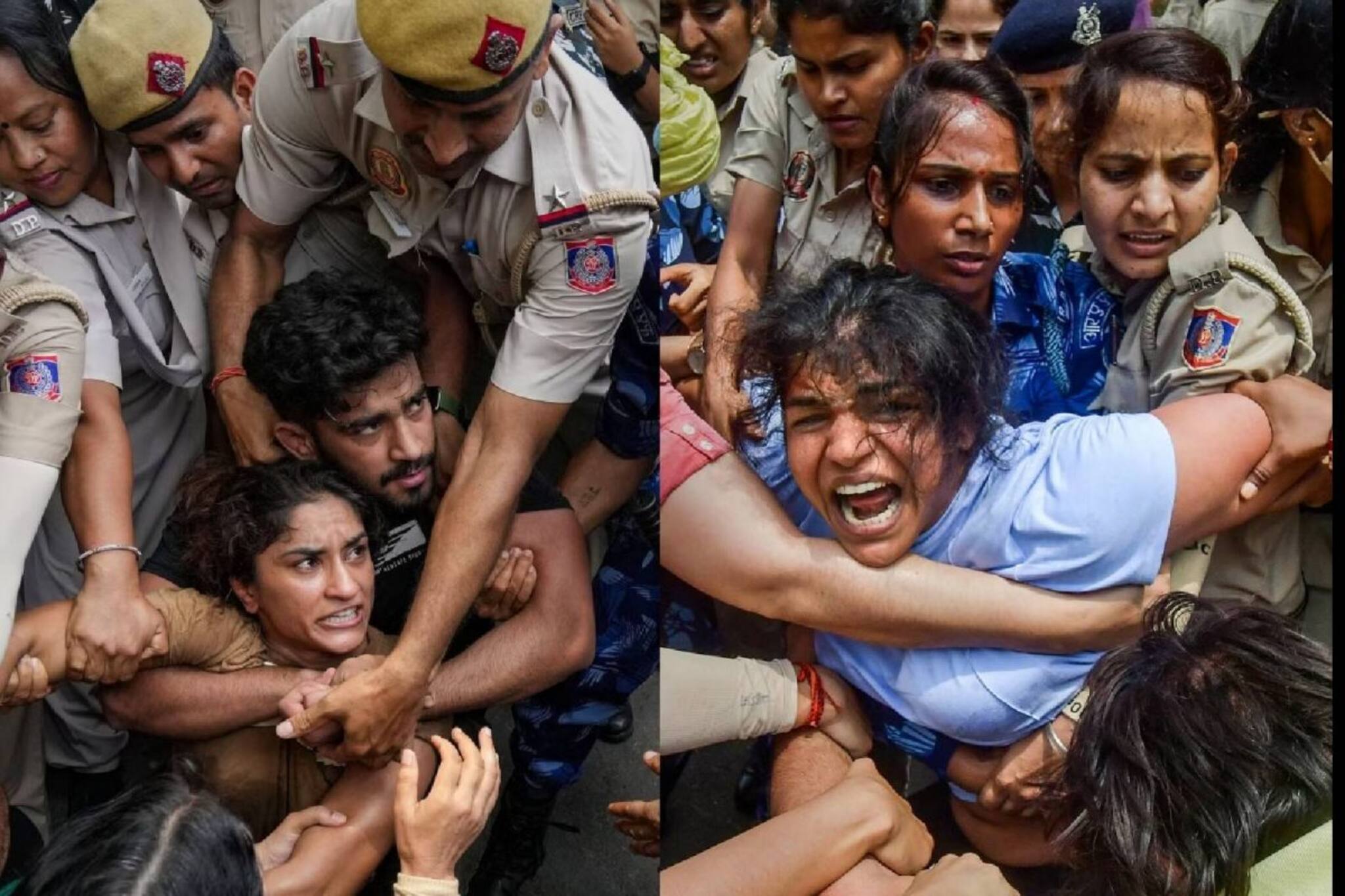 ഗുസ്തിതാരങ്ങളെ തടഞ്ഞുവെച്ച നടപടിയെ അപലപിച്ച് രാജ്യാന്തര സമിതി; ഒപ്പം ഗുസ്തി ഫെഡറേഷന് മുന്നറിയിപ്പും