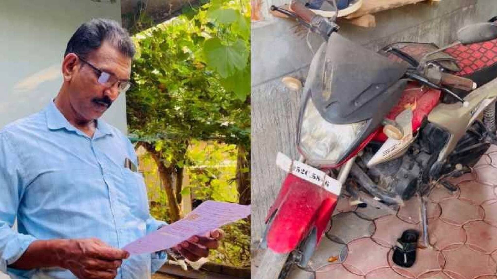 രണ്ട് വർഷമായി വീട്ടിൽ നിന്ന് പുറത്തിറക്കാതിരിക്കുന്ന തകരാറായ വാഹനത്തിന് RTO പിഴയിട്ടത് 4000 രൂപ