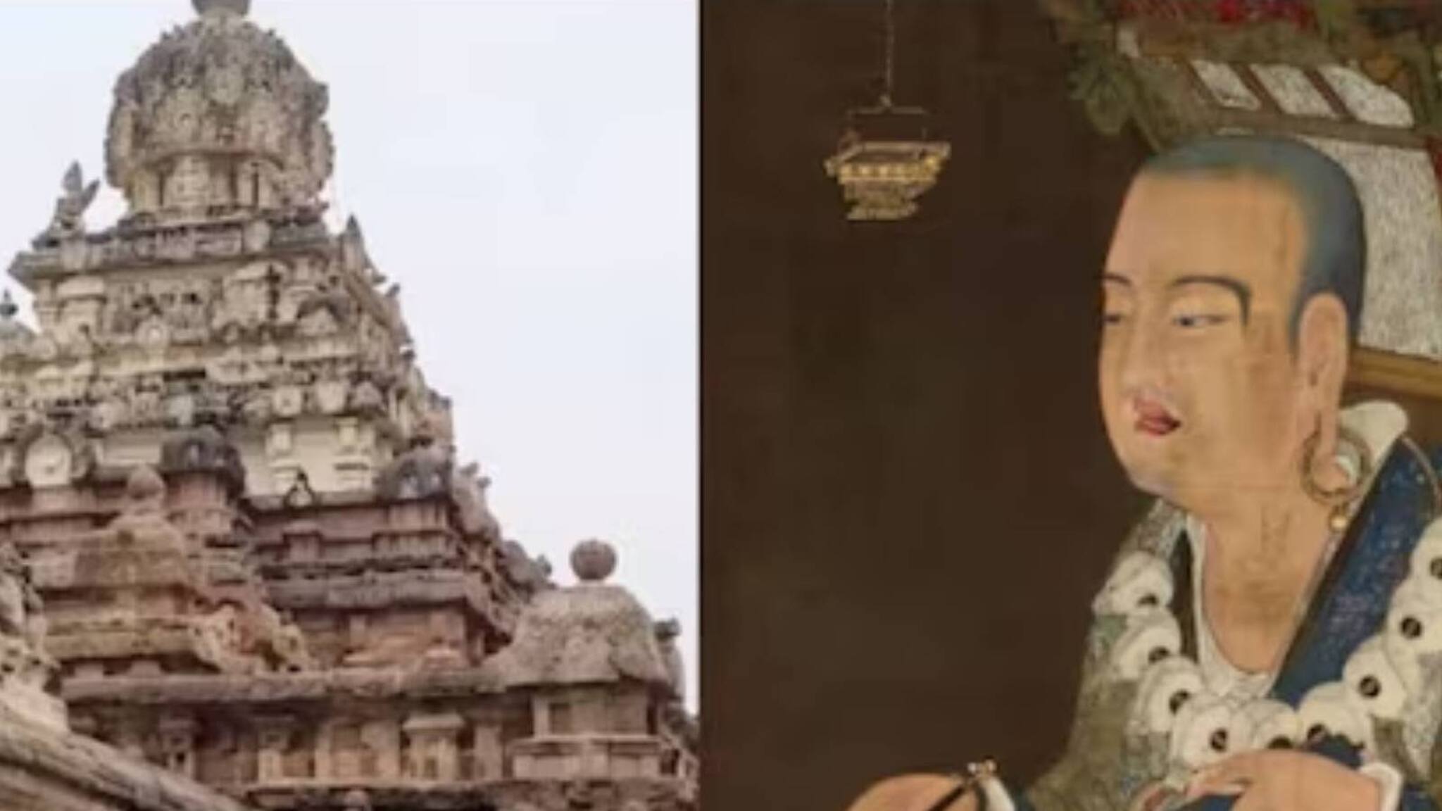 കാഞ്ചീപുരത്തെ ക്ഷേത്രത്തിൽ ചൈനീസ് ബുദ്ധഭിക്ഷു ഹ്യൂൻ സാങ്ങിന്റെ ശിൽപം എന്തുകൊണ്ട് ?