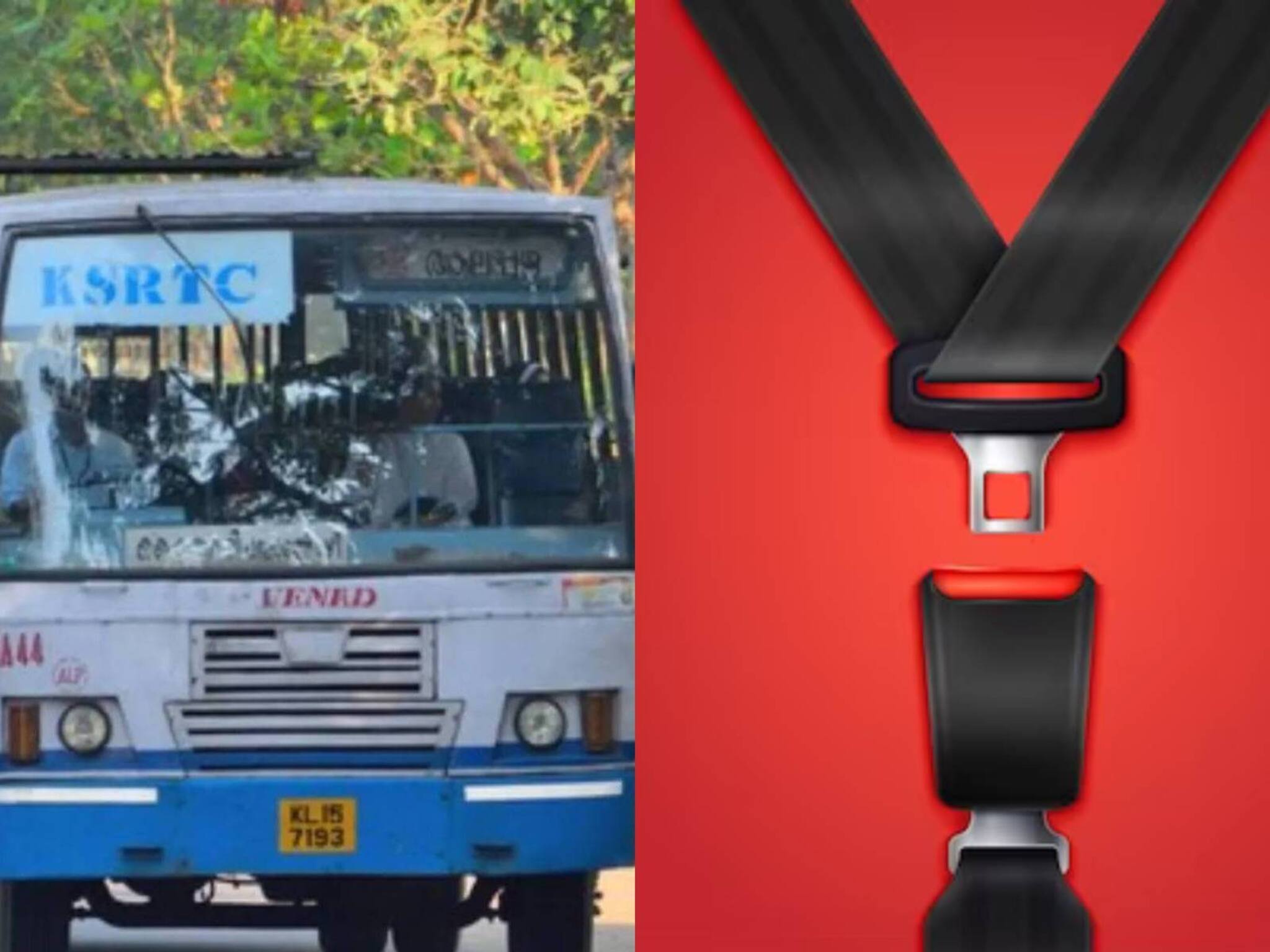 KSRTC ഉൾപ്പെടെ ഹെവി വാഹനങ്ങളിലെ ഡ്രൈവർക്കും മുന്‍ സീറ്റിലിരിക്കുന്നവർക്കും സീറ്റ് ബെൽറ്റ് സെപ്റ്റംബർ മുതൽ നിർബന്ധം