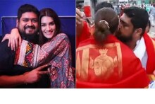 ക്ഷേത്രപരിസരത്ത് ഇത് വേണമായിരുന്നോ ? നടി കൃതി സനോണിനെ ചുംബിച്ച ആദിപുരുഷ് സംവിധായകനെതിരെ ബിജെപി നേതാവ്