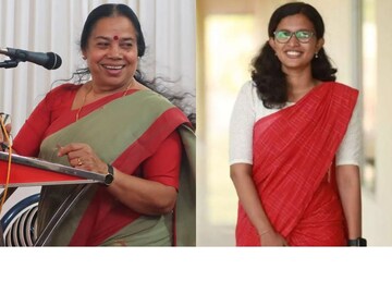 പി കെ ശ്രീമതി, കെ വിദ്യ