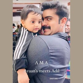 ആരാ, ഹീറോ ആണോ, എന്താ റോൾ? ഷൂട്ടിംഗ് ലൊക്കേഷനിൽ അപ്പൂപ്പന്റെ ഒപ്പം കാഴ്ച്ചകൾ കാണാനെത്തി കുഞ്ഞ് അയാൻ