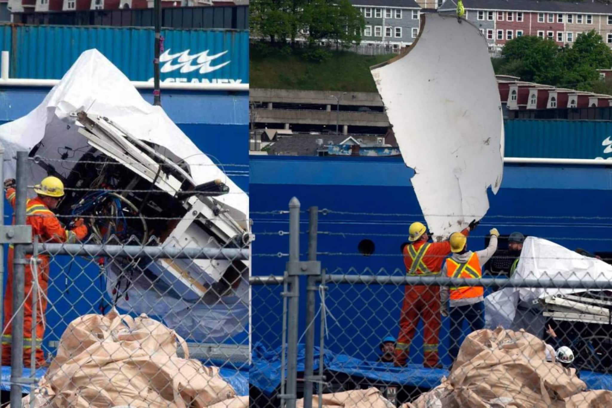 ടൈറ്റൻ അന്തർവാഹിനിയുടെ അവശിഷ്ടങ്ങളിൽ നിന്ന് മൃതദേഹാവശിഷ്ടങ്ങൾ കണ്ടെത്തി