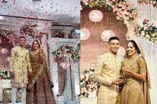സഹൽ സമദ് വിവാഹിതനായി; വധു ബാഡ്മിന‍്റൺ താരം റെസ ഫർഹാത്ത്