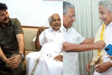 കഴിഞ്ഞ പിറന്നാളിന് ഉമ്മൻ ചാണ്ടിക്ക് ആശംസയുമായെത്തിയ മുഖ്യമന്ത്രിയും മമ്മൂട്ടിയും